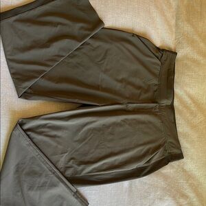 Women’s Athleta Brooklyn Pants, olive green, size 12